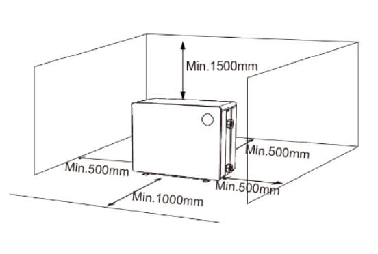 Mr Perfect InverPad Super Silent Swimming Pool Heat Pump 5 year parts with 3 year on-site labour warranty  required space dimension world of pools