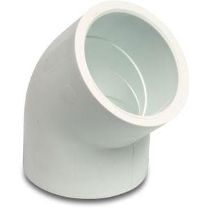 Swimming Pool 45 Degree Elbows 2 Inch White - World of Pools