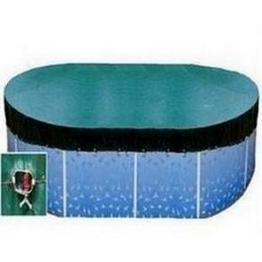 Above Ground Pool Oval Winter Debris Covers - World of Pools