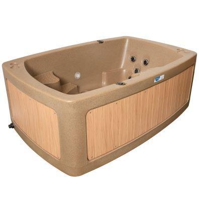 DuoSpa S240 2 Person Hot Tub - Sandstone - Rotospa - World of Pools