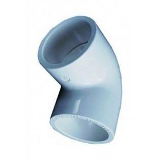 Swimming Pool 90° Degree Elbow White 1.5" PVC - World of Pools