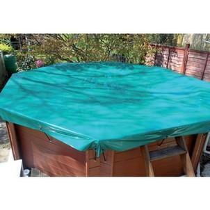 Deluxe Tarpaulin Wooden Pool Debris Covers - World of Pools