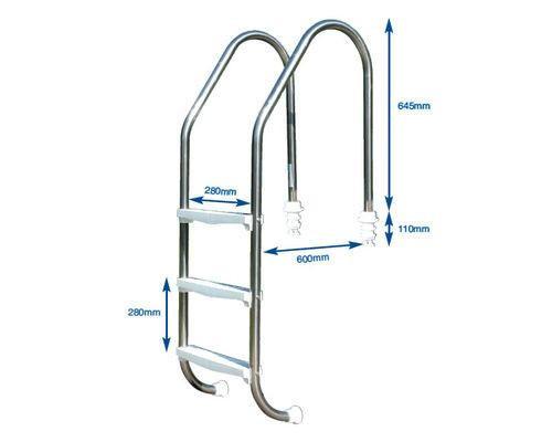 Plastica Standard Swimming Pool Ladder - World of Pools