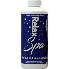 Relax Hot Tub Chlorine Granules - 1kg - World of Pools