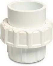 Swimming Pool Socket Union Pipe / Pipe 1.5" White PVC - World of Pools