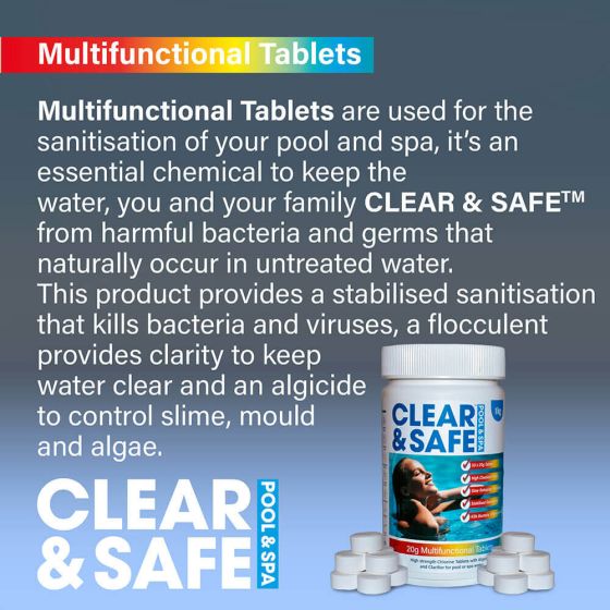 Clear & Safe Multifunctional Tablets 1kg