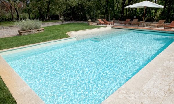 Plain 30 thou Swimming Pool Liner Hopper / Wedge Pools
