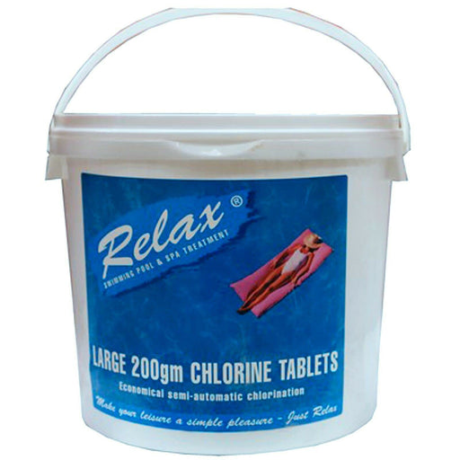 Relax 5KG Chlorine Tablets Large 200g