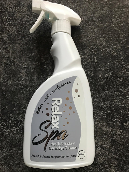 Relax Spa Hot Tub Instant Cartridge Cleaner 500ml