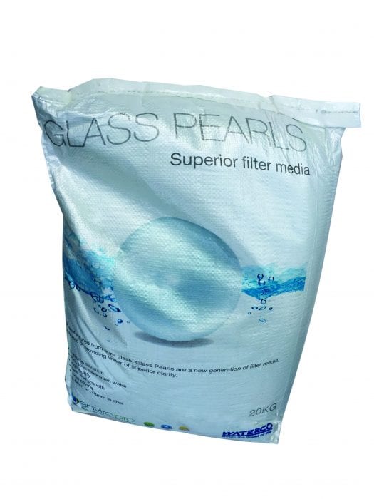 Microfine Glass Pearl Filter Tank Media - 20kg