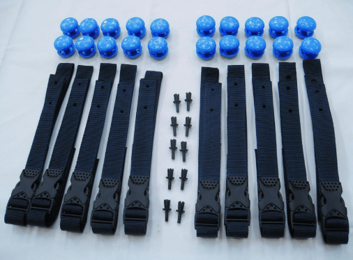 Strap Set for Swimming Pool Reel Systems