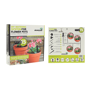 Agrodrip DIY Watering System For Up To 15 Flower Pots Or Plants
