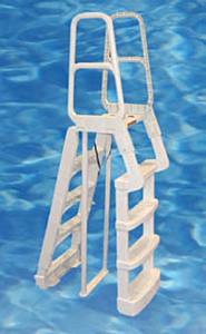 Comfort Incline Step Adjustable Above Ground Pool Ladder 48"-52"