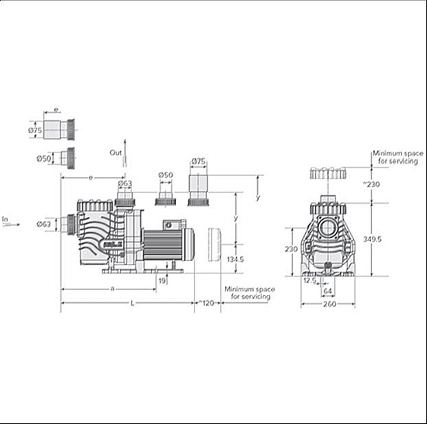 Speck Badu EasyFit 12 0.45kw 0.60hp Swimming Pool Pump