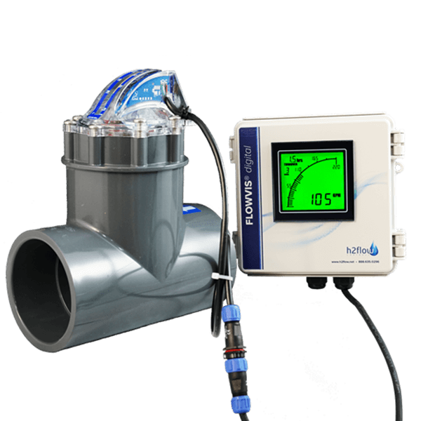 FlowVis Digital Flow Meter Attach To New Or Existing FlowVis Meters