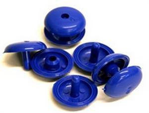 Solar Cover Strap - Blue Press Fix Connectors Pack of 20