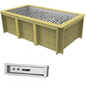 Nazca 4m x 2m Plastica Wooden Exercise Pool