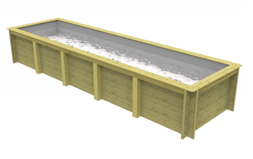 Nazca 8m x 2m Plastica Wooden Lap Pool & Exercise Pool