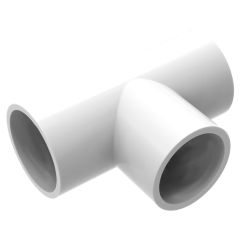 10 x Swimming Pool Tee Joint 1.5 inch White PVC