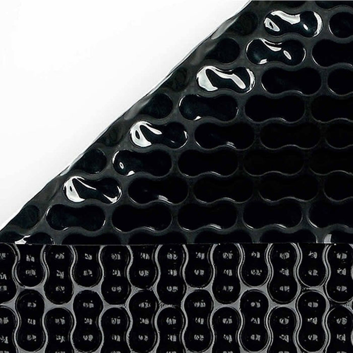 Black 400 Micron Heat Retention Bubble Cover