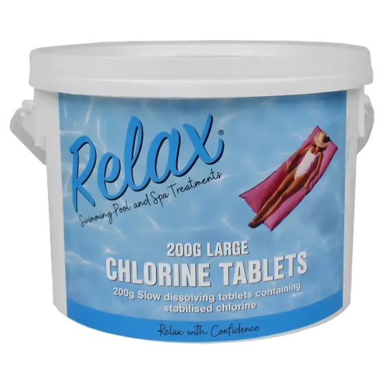 2kg Relax Large Chlorine Tablets