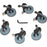 Slidelock Swimming Pool Reel Castors (6 pack)