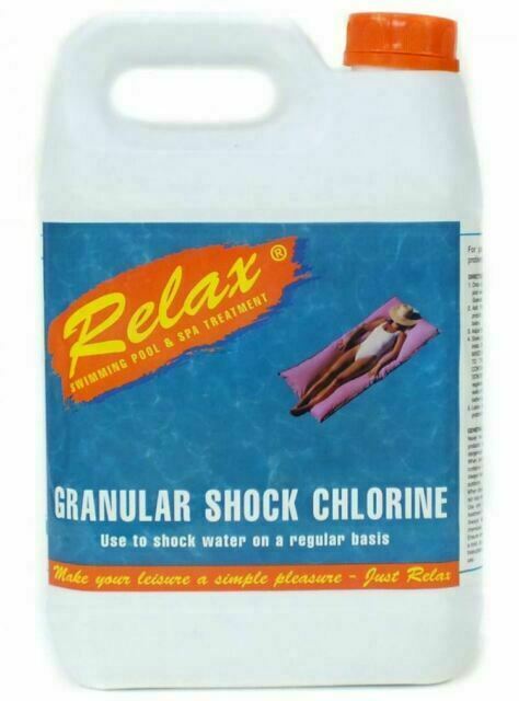 Relax Shock Chlorine Granules Swimming Pool Chemicals - 5kg