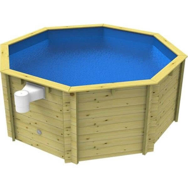 10ft Wooden Fun Pool - 10ft Plastica Wooden Fun Pool - World of Pools