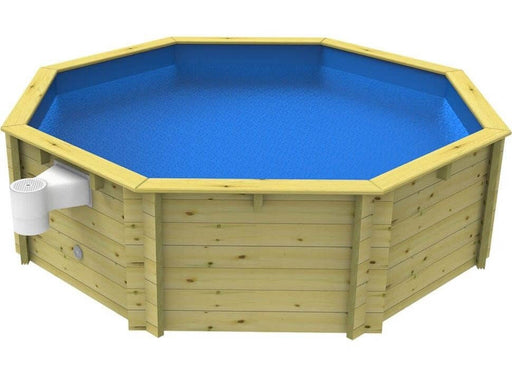 10ft Wooden Fun Pool - 10ft Plastica Wooden Fun Pool - World of Pools