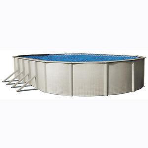 30ft x 15ft Oval Steel Wall Pool - 42" Deep - World of Pools