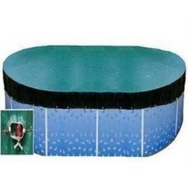 Above Ground Pool Oval Winter Debris Covers - World of Pools