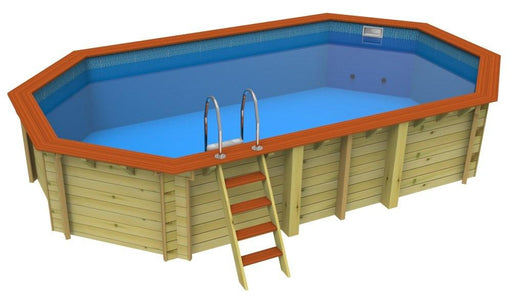 Bayswater 6.6m x 3.7m Plastica Wooden Pool - World of Pools