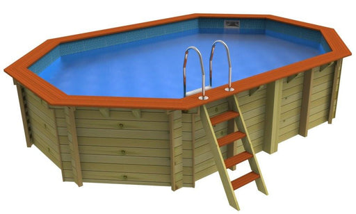Belgravia 5.6m x 3.7m Plastica Wooden Pool - World of Pools