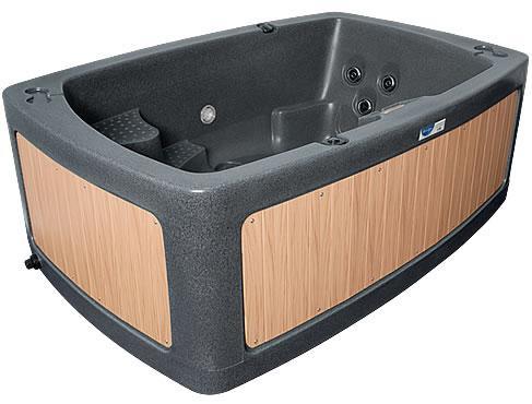 DuoSpa S080 2 Person Hot Tub - Granite Grey - Rotospa - World of Pools