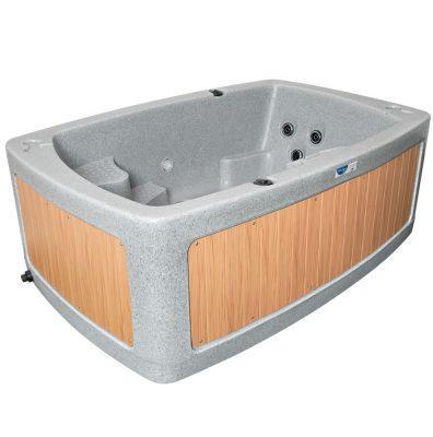 DuoSpa S080 2 Seat Hot Tub - Light Grey - Rotospa - World of Pools