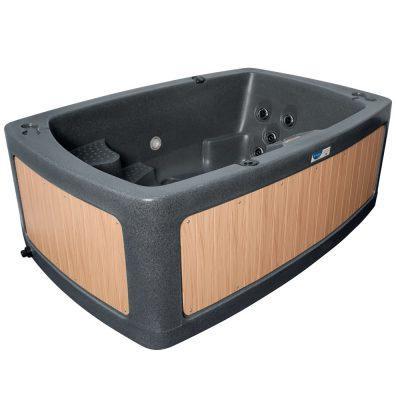 DuoSpa S240 2 Person Hot Tub - Granite Grey - RotoSpa - World of Pools