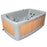 DuoSpa S240 2 Person Hot Tub - Light Grey - Rotospa - World of Pools