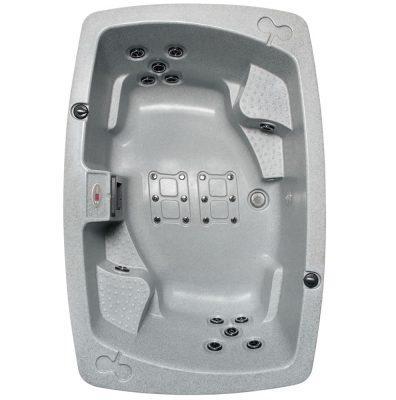 DuoSpa S240 2 Person Hot Tub - Light Grey - Rotospa - World of Pools