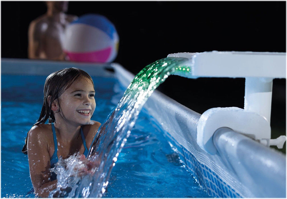 Intex Multi-Colour LED Waterfall Cascade #28090 - World of Pools